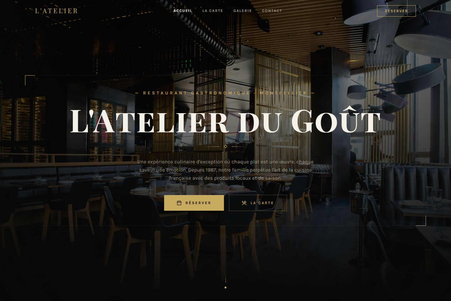 Démo site restaurant